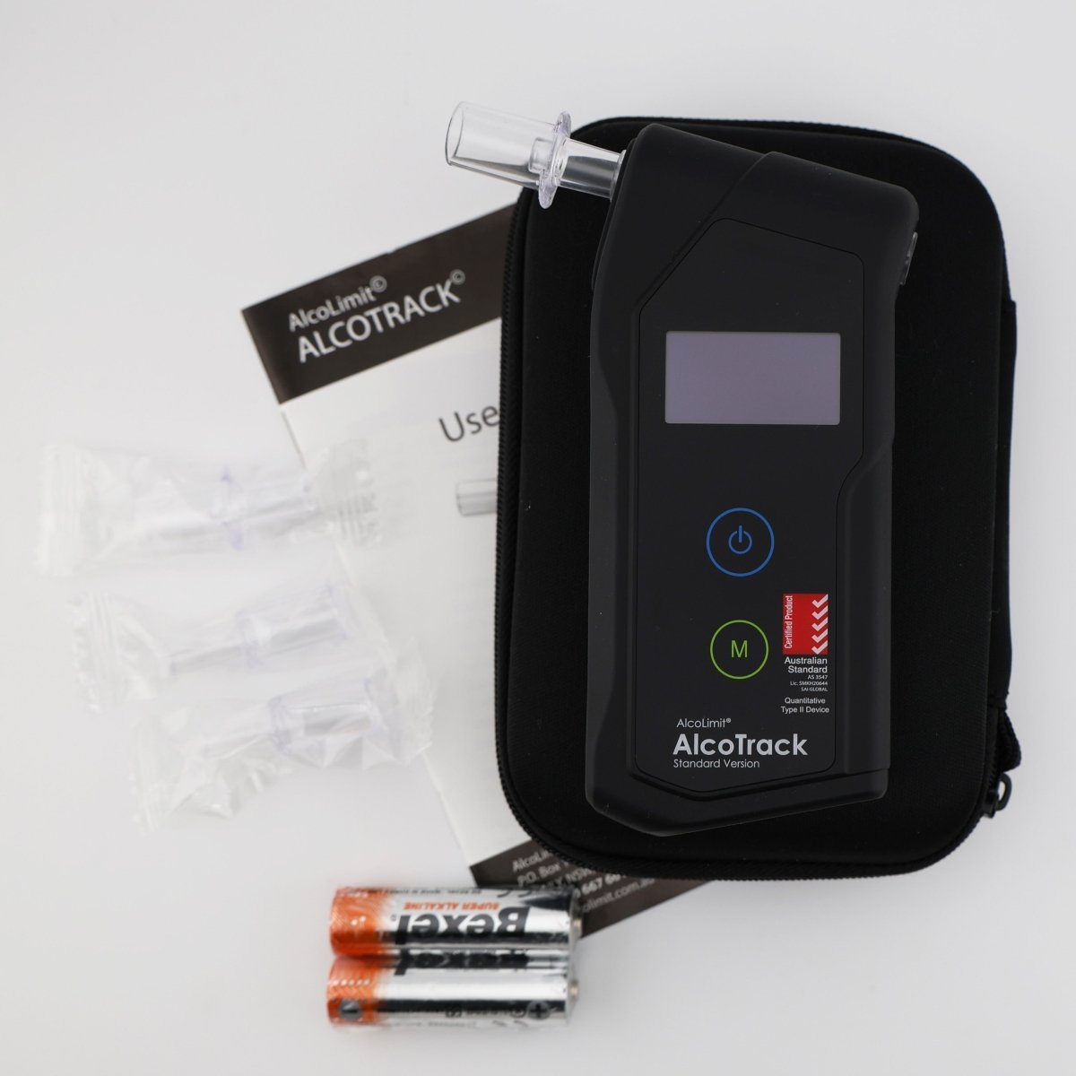 AlcoLimit AlcoTrack Breathalyser (ALCO-200) - Onsite Diagnostics - Australian Drug Tests and Training - Breathalyser - AlcoLimit Breathalysers Australia