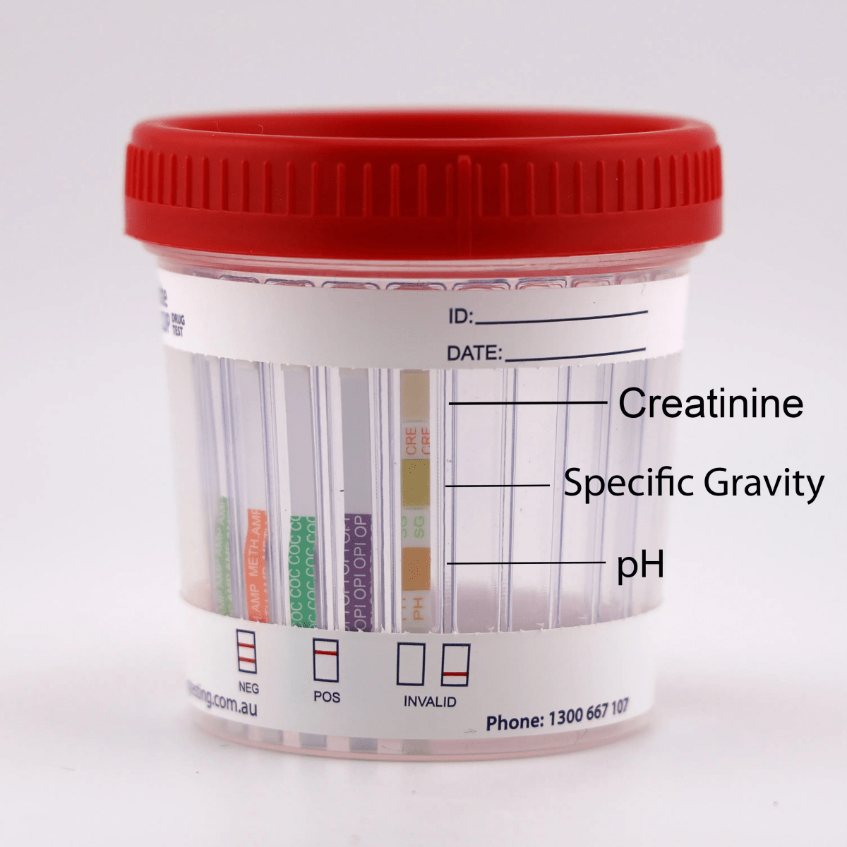 Onsite Eco 6 Advanced Urine Drug Test Cup (OD - 066A) - Onsite Diagnostics - Australian Drug Tests and Training - Urine Drug Test - Onsite Diagnostics