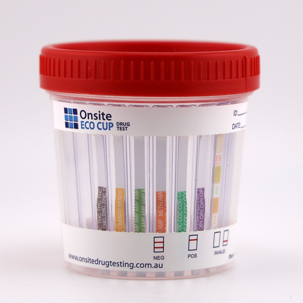 Onsite Eco 6 Advanced Urine Drug Test Cup (OD - 066A) - Onsite Diagnostics - Australian Drug Tests and Training - Urine Drug Test - Onsite Diagnostics