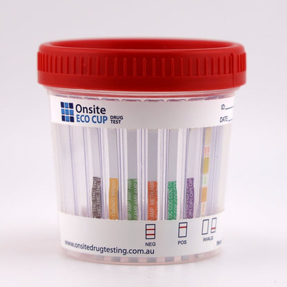 Onsite Eco 6 Advanced Urine Drug Test Cup (OD - 066A) - Onsite Diagnostics - Australian Drug Tests and Training - Urine Drug Test - Onsite Diagnostics