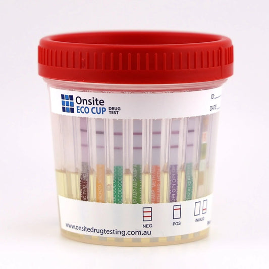 Onsite Eco 7 Advanced Urine Drug Test Cup Vacuum Lid (OD - 070A) - Onsite Diagnostics - Australian Drug Tests and Training - Urine Drug Test - Onsite Diagnostics