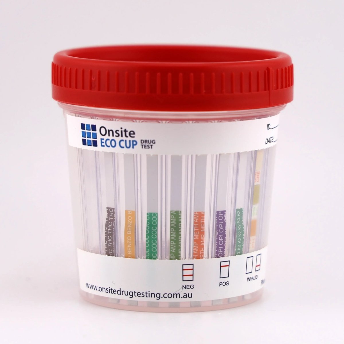 Onsite Eco 7 Advanced Urine Drug Test Cup Vacuum Lid (OD - 070A) - Onsite Diagnostics - Australian Drug Tests and Training - Urine Drug Test - Onsite Diagnostics