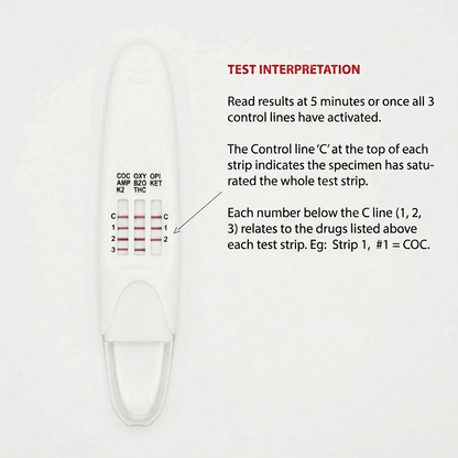 Onsite Saliva Swipe 8 Advanced Oral Fluid Drug Test (OD - 200) - Onsite Diagnostics - Australian Drug Tests and Training - Saliva Drug Test - Onsite Diagnostics